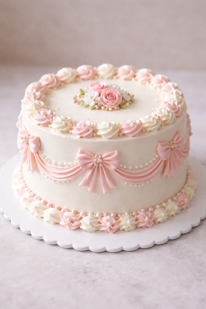 Victoriaanse Red Velvet-taart met botercrème